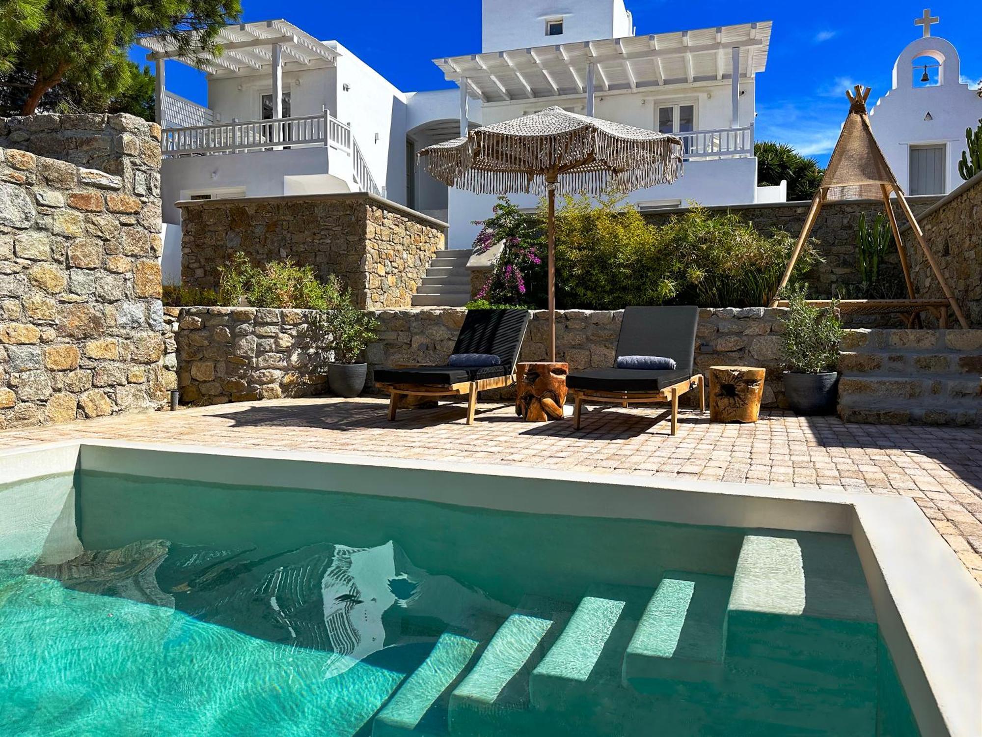 Sofos Suites Mykonos Mykonos Town Bagian luar foto